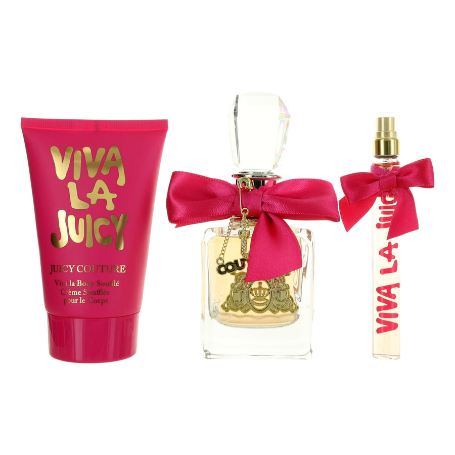 Viva La Juicy By Juicy Couture, 3 Piece Gift Set For Women - Rochan Shop