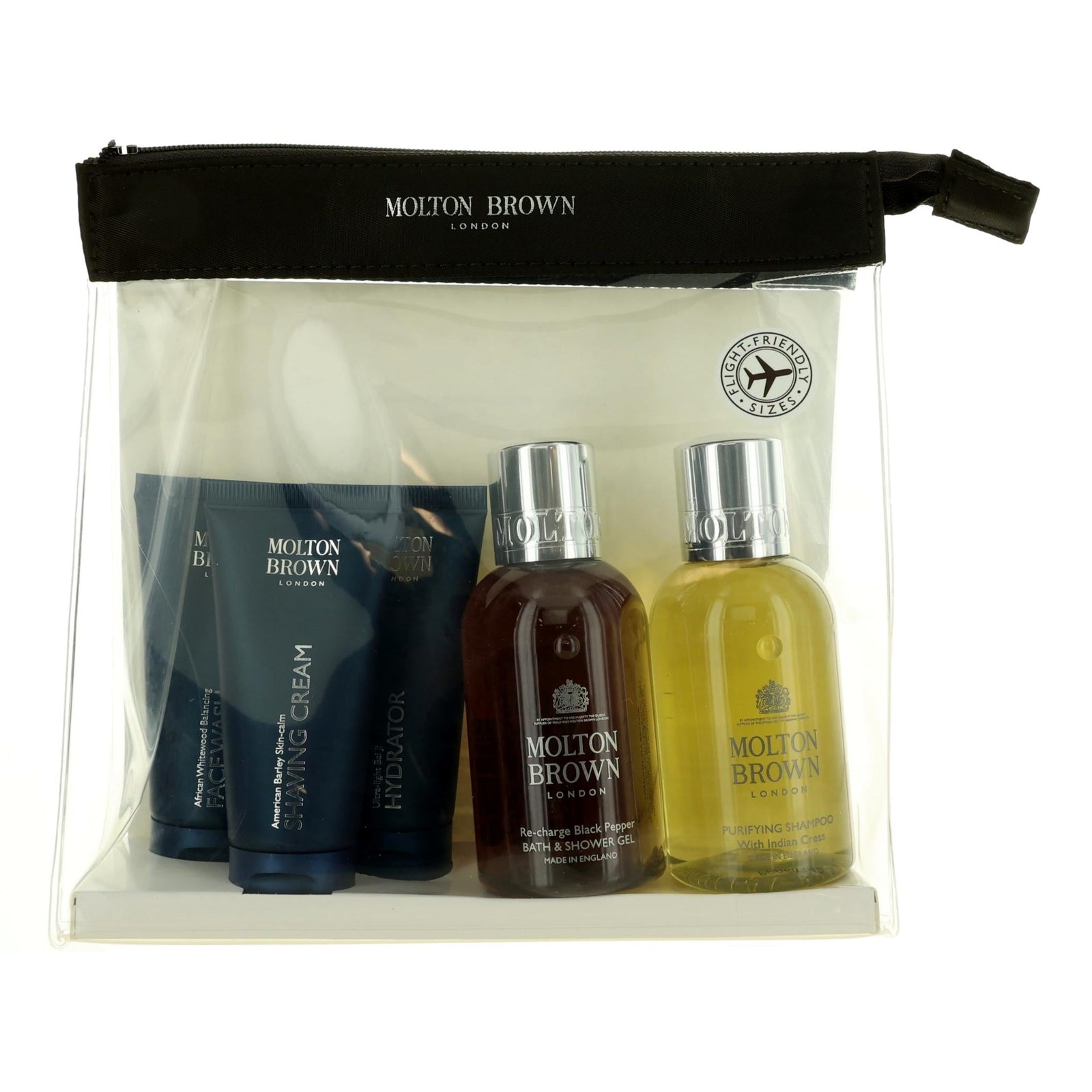 Well Groomed By Molton Brown, 5 Piece Carry On Set For Men - Rochan Shop