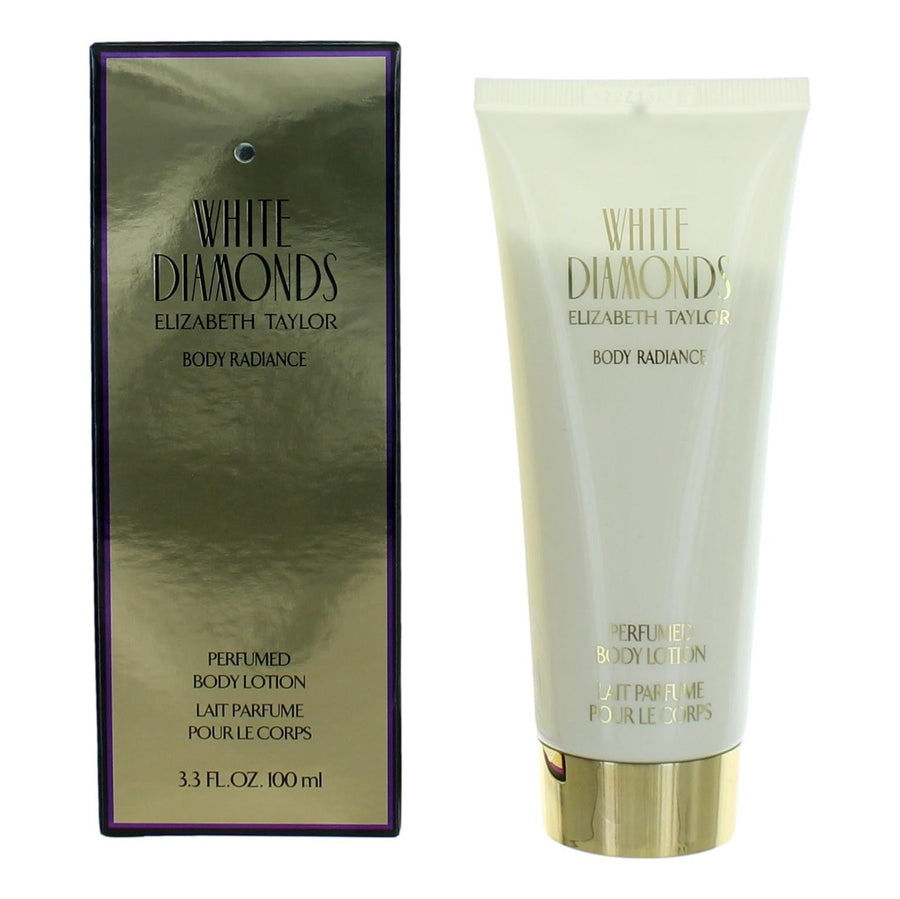 White Diamonds By Elizabeth Taylor, 3.3 Oz Perfumed Body Lotion Women - Rochan Shop