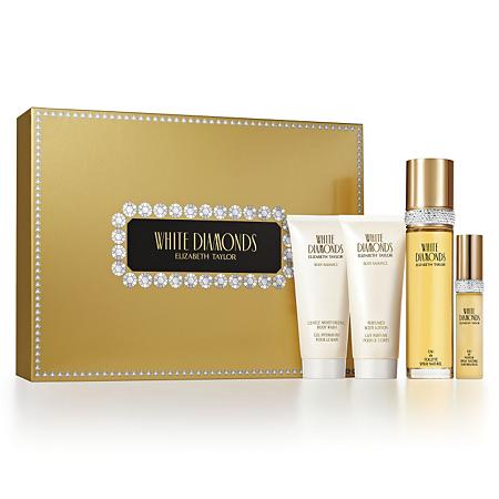 White Diamonds 4 Piece Gift Set Elizabeth Taylor Women's Gift Sets - Rochan Shop