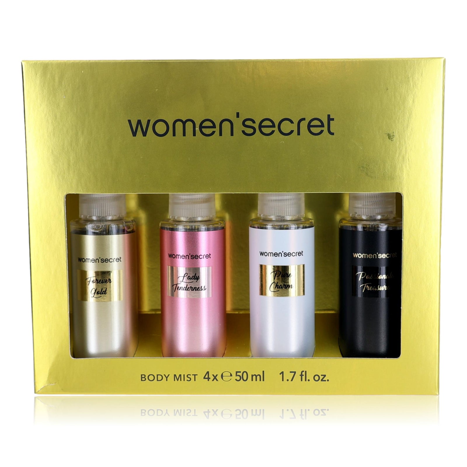 Women'secret By Women'secret, 4 Piece Body Mist Set For Women (Gold) - Rochan Shop