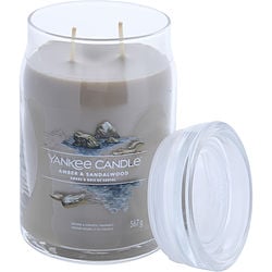 Yankee Candle By Yankee Candle Amber & Sandalwood Scented Large Jar (Unisex) - Rochan Shop