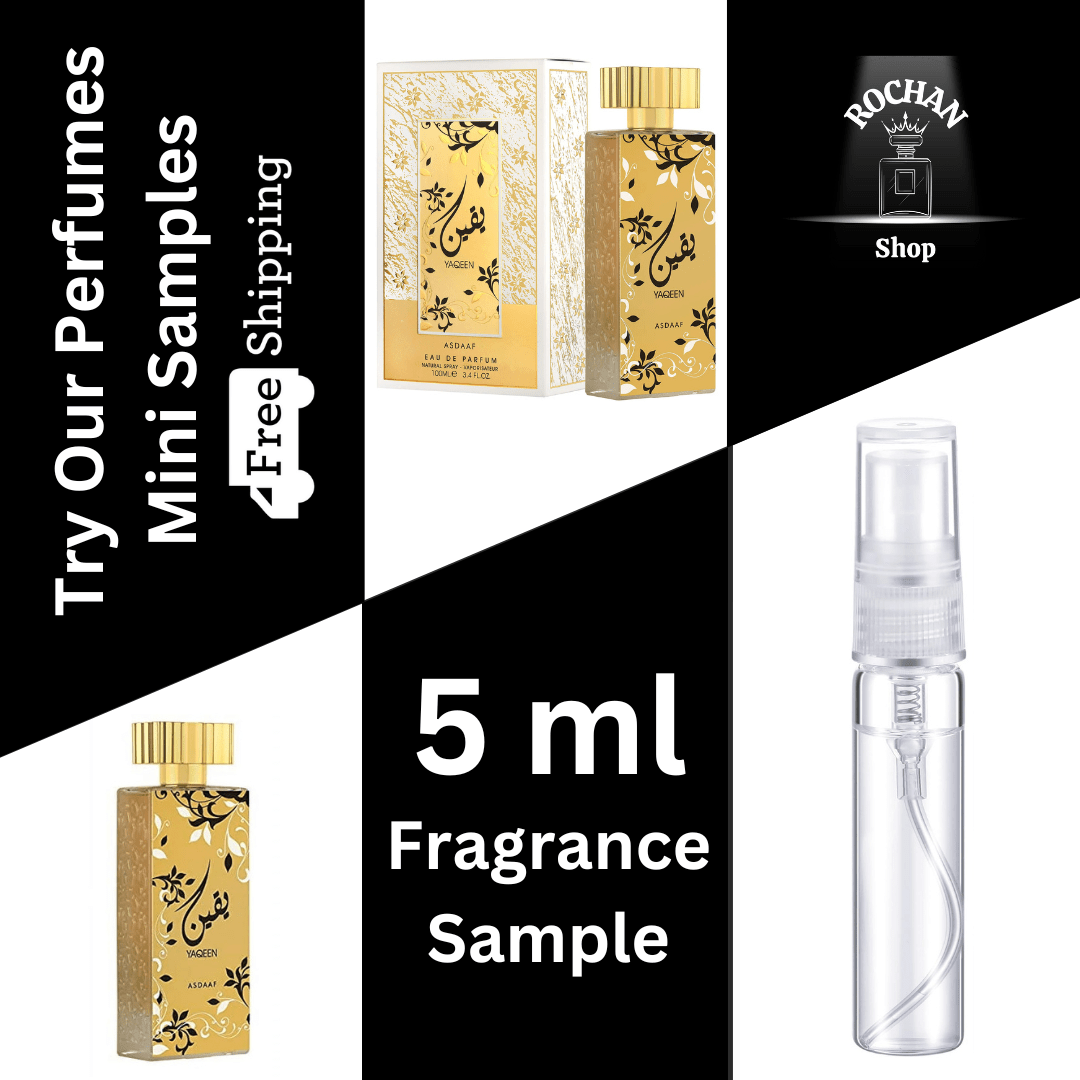 Yaqeen Asdaaf By Lattafa Eau De Parfum Spray 5 ml Sample (Men) - Rochan Shop
