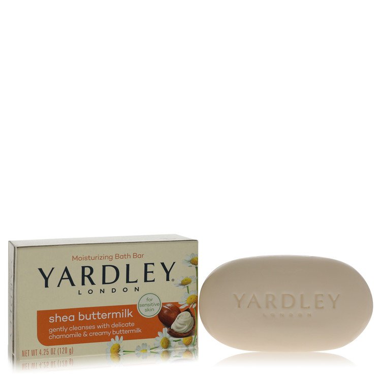 Yardley London Soaps By Yardley London Shea Butter Milk Naturally Moisturizing Bath Soap 4.25 Oz (Women) - Rochan Shop