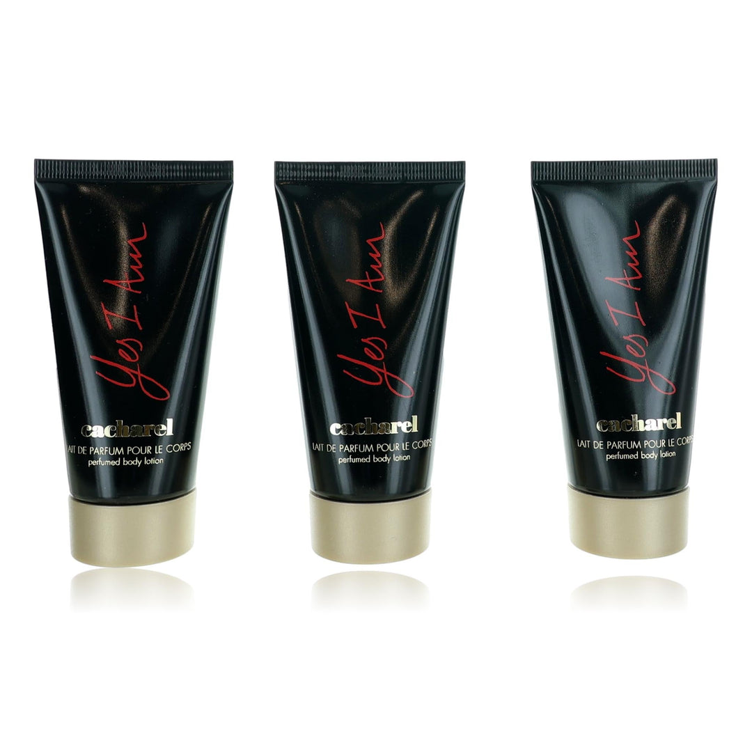 Yes I Am By Cacharel, 1.7oz Body Lotion Women Pack Of 3 ( Total 5.1oz ) - Rochan Shop