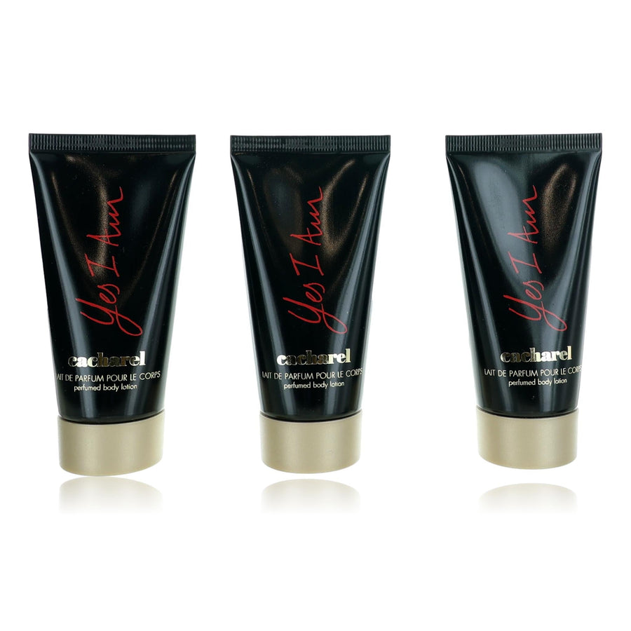 Yes I Am By Cacharel, 1.7oz Body Lotion Women Pack Of 3 ( Total 5.1oz ) - Rochan Shop